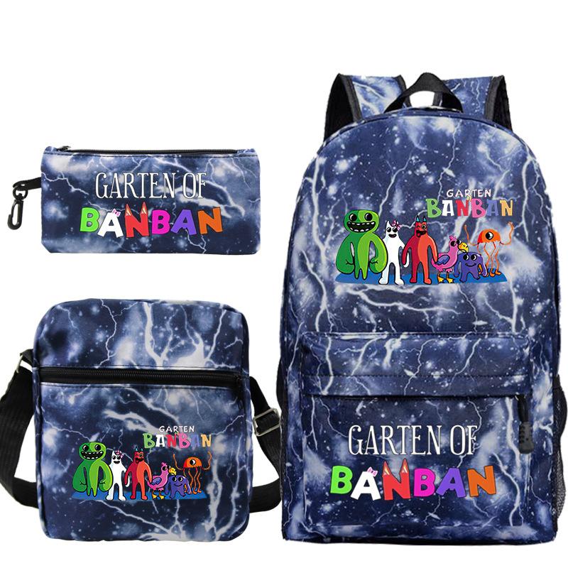 Spotted Garden Primary School Bag Shoulder Bag Pencil Bag Three-piece Set