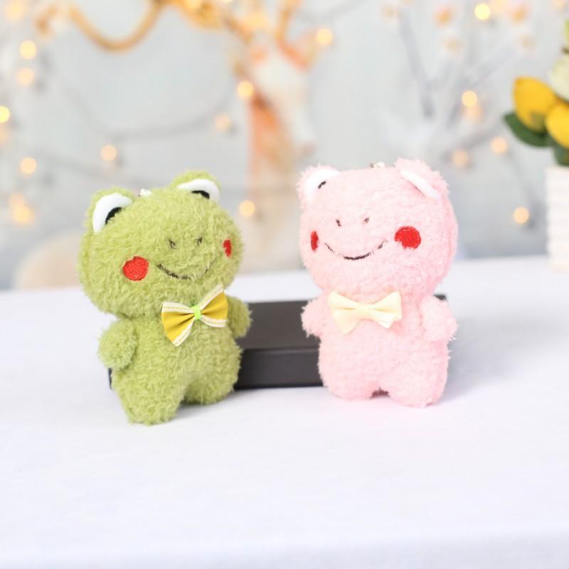 Cute Cute Blush Naughty Little Frog Plush Toy Pendant Bag Keychain Doll