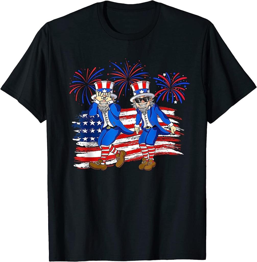 NEW! Uncle Sam Griddy Dance Funny 4th of July Tee - MADE IN USA