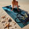 Alien horror Artwork Beach Towel, Super Soft Microfiber, Gift for Her/Him, Birthday, for Pool, Beach, Travel, Home Decor Fan gifts