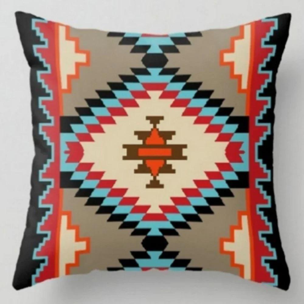 Sofa Aztec Pillowcase Bedroom