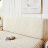 Elastic Jacquard Bedhead Cover All-inclusive Dustproof Bed Head Slipcover Solid Color Non-slip Headboard Cover Home