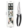 3mm Thick Stainless Steel Chicken Bone Scissors ABS Comfort Handle Kitchen Shear With Fish Scaler Hand Tools For Home