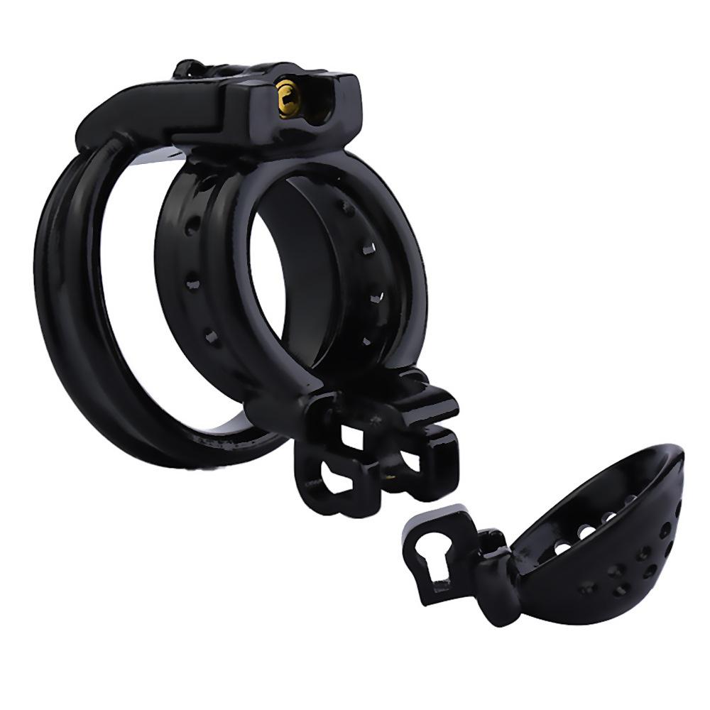 Men's Resin Chastity Cb Lock Penis Gay Cuckold Sex Toys Double Lock BDSM