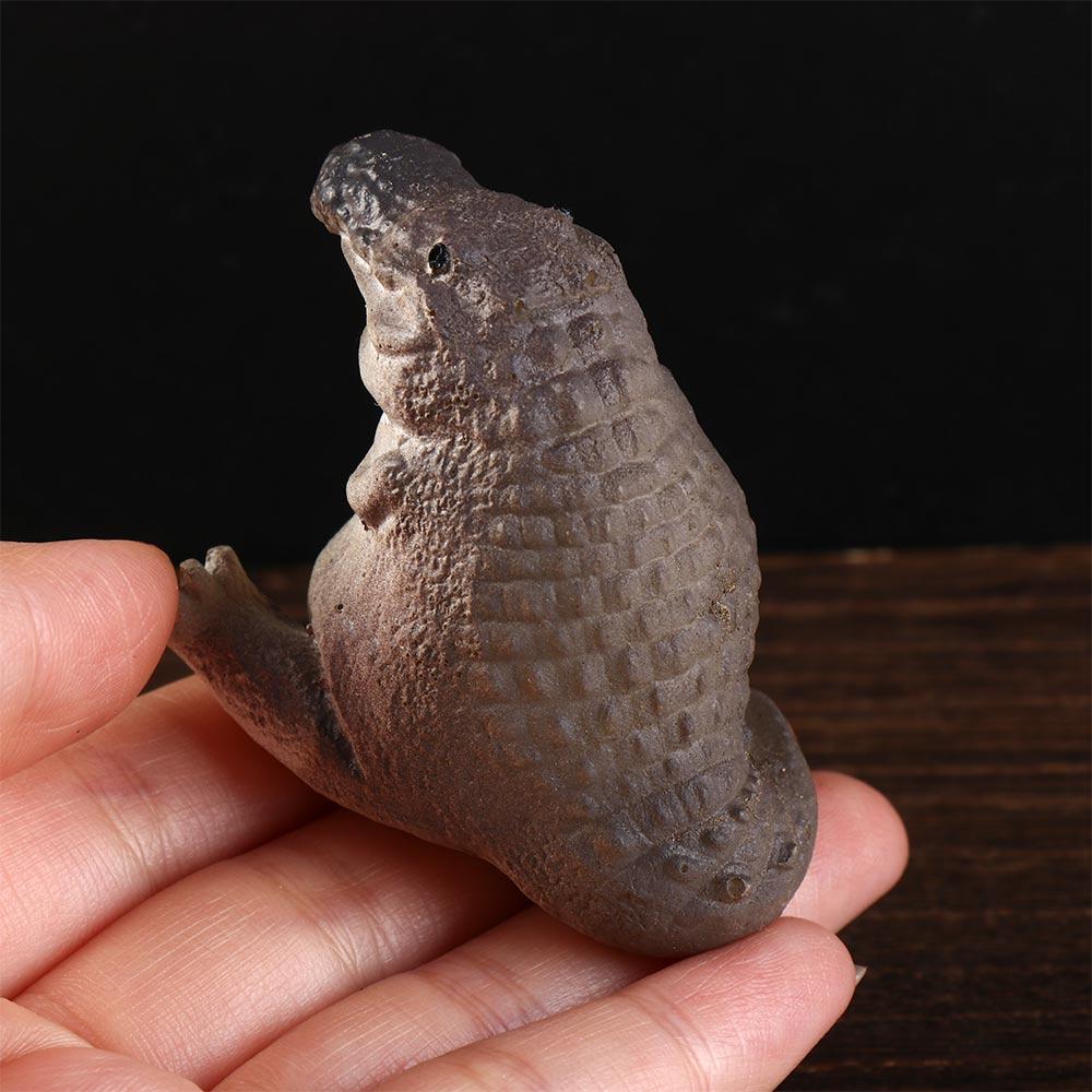 Small Zisha Small Crocodile Cute Crocodile Tea Pet Tea Pet Ornament   Home Decor