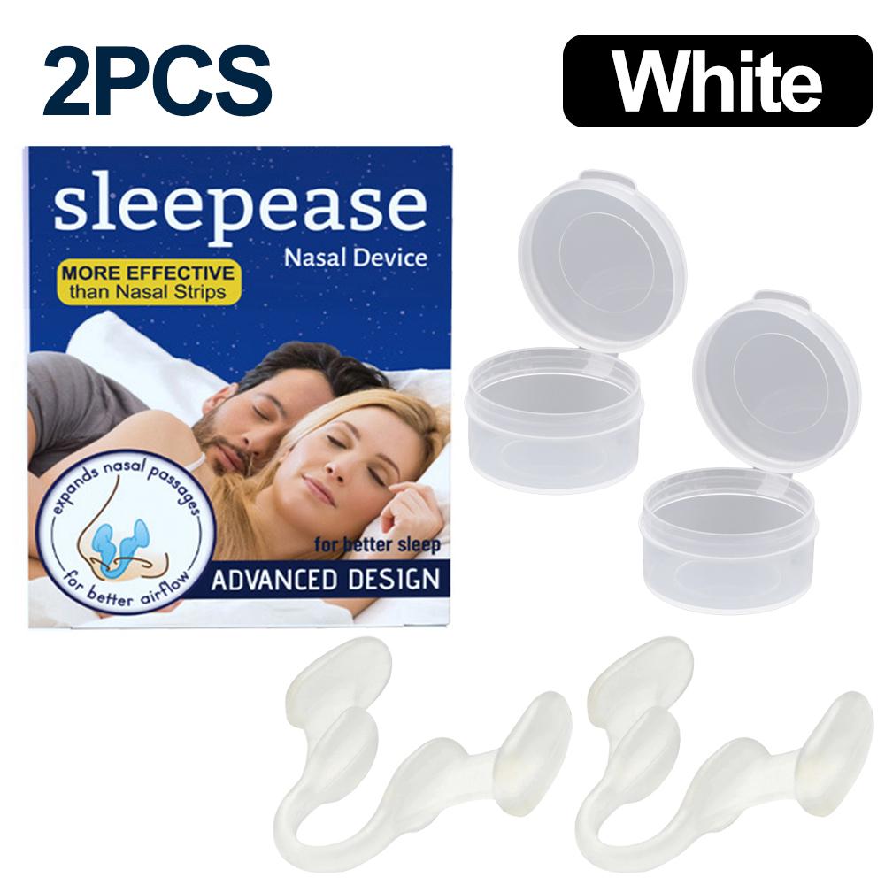 1~4Pcs Silicone Nose Clip Anti Snoring Nasal Dilator Stop Snore Aid Easy Breathe Improve Sleeping Rhinitis