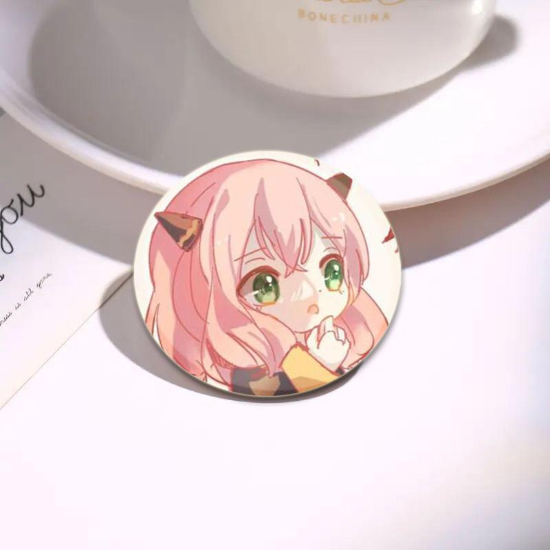 32/44/58mm SPY X FAMILY Enamel Pin Cute Anime Brooches Anya Forger Damian Lapel Pins Cartoon Badge Backpack Hat Jewelry Accessories Gift