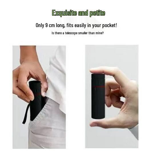 

High-Magnification Monocular Telescope: Night Vision, Portable, HD Bird Watching & Photography
