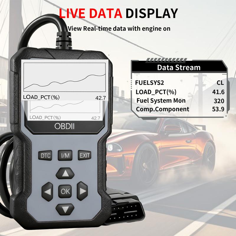 Advanced Obd Ii Scanner Car Engine Fault Code Reader Can Diagnostic Scan Tool, Reads and Erases Error Codes from Obd2 Protocol Vehicles from 1996 or