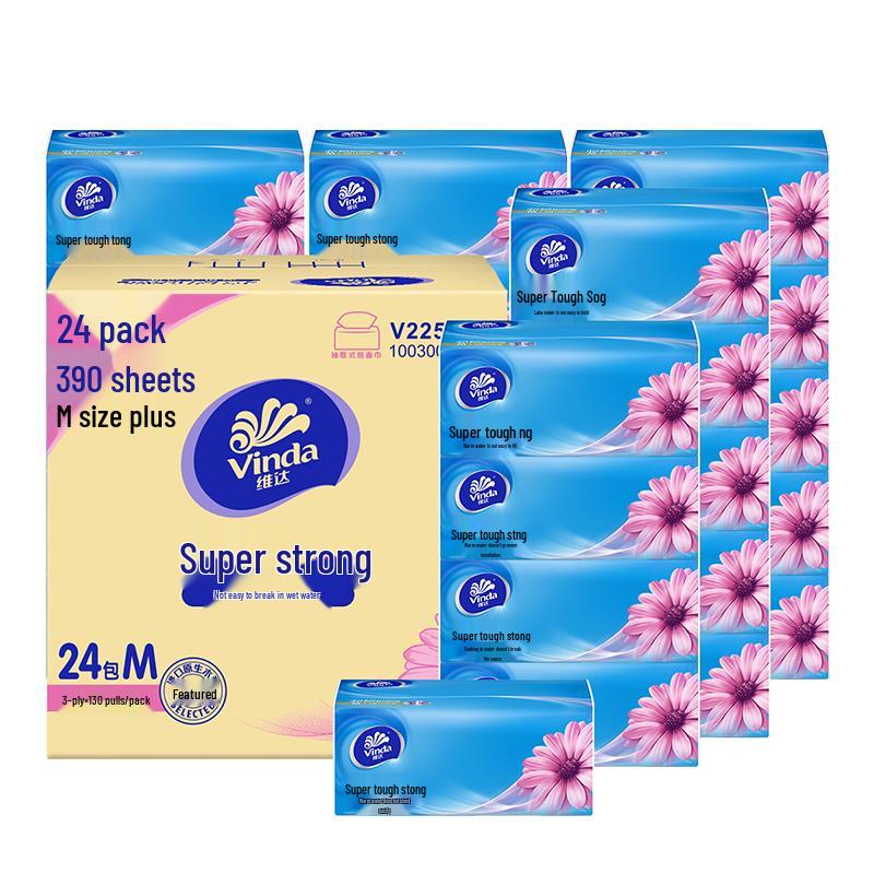 Vinda Ultra Strong 3-Ply Facial Tissues