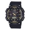 Casio Tough Solar Ana-Digi Quartz Watch AQ-S810 Series Men's Black Gold 50m Water Resistant