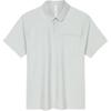 Quick-Drying Wear-Resistant Breathable Short Sleeve Polo Shirt Men Tops Stylish-Gray 152430105-1