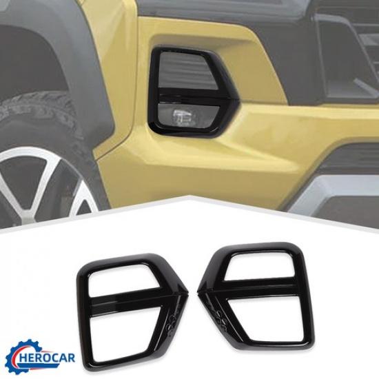Front Fog Light Engine Inlet Outlet Vent Frame Trim Cover for Chevy Colorado 23+