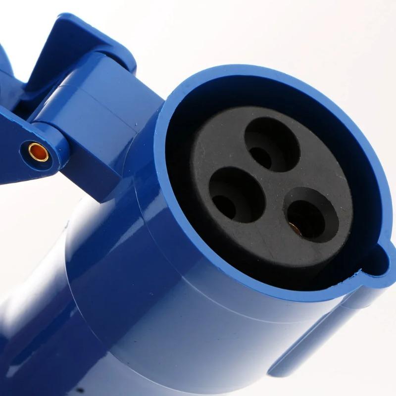 

RV Camper 220V-240V 16A External Flush Hook Up Waterproof Plug Socket Set for Marine Boat Yacht Car Caravan Trailer Truck синий