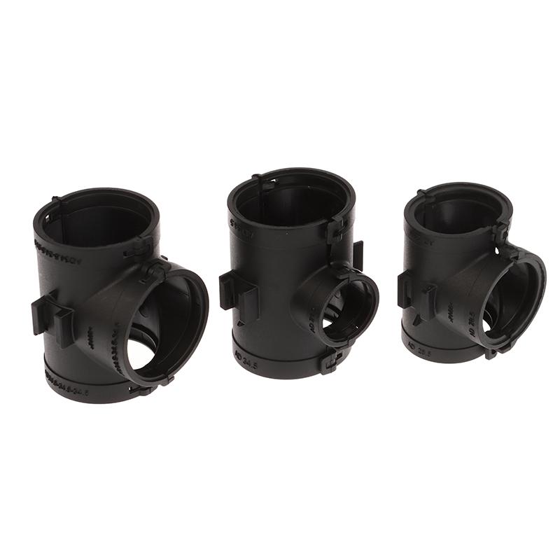 5 szt. Trójnikowy w kształcie litery T, trójnikowy w kształcie litery Y, plastikowy, karbowany, otwierany, opaska do wiązki przewodów samochodowych, reduktor równej średnicy, rozdzielnik