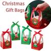 5PCS Handheld Gift Box Santa Claus Cookie Food Packaging  Christmas Party Decoration