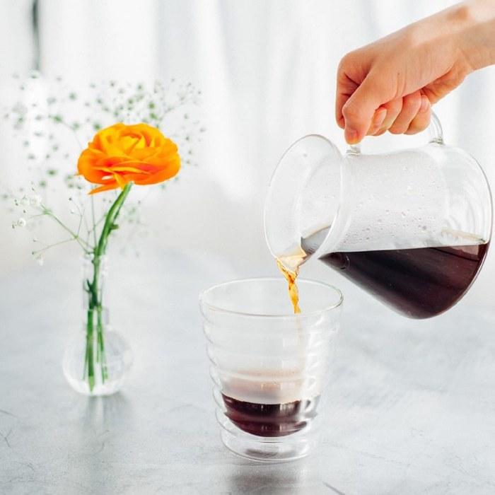 HARIO V60 Glass Brewing Kit 600ml Clear