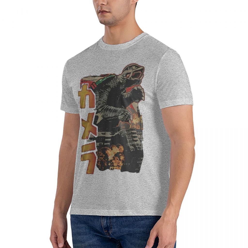 Printed Men T Shirt Cotton tShirt O-Neck Short-Sleeve Women T-Shirt Pop Gamera Oversized Tops Clothing