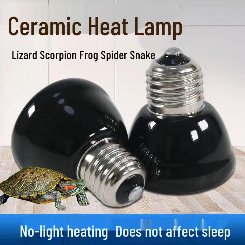 

Pet Ceramic Heater Lamp: Constant Temperature for Reptiles, Birds, and Cats 100W Non-light Ceramic Bulb (Mini)