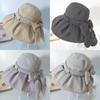 Elegant Floppy Beach Hat For Women With Sun Protection And Foldable Design