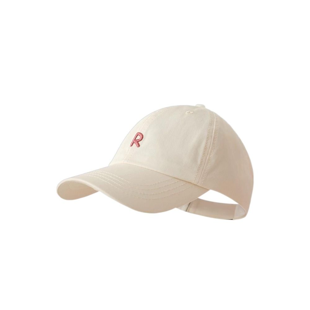 Letter Embroidery Letter R Baseball Hat Baseball Caps Half-Empty Top Cotton Sun Hat Dad Caps Adjustable Hip Hop Hats Unisex