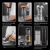 Portable Car Tea Infuser Glass Bottle