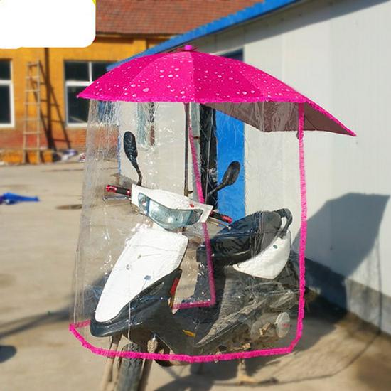 Transparenter Windschutz-Sonnenschutz & Regenschutz für Elektrofahrzeuge