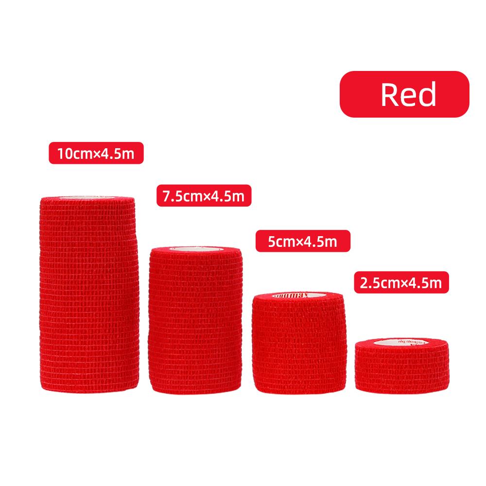 

1 рулон нетканых спортивных бинтов, эластичные самоклеящиеся бинты для травм стопы, пальцев, лодыжки, руки, спортивная поддержка колена 5CMx4.5M
