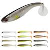 TRUSCEND Soft Fishing Paddle Tail Swimbait for and Durable Plastic Bait for Bass and Shad Fishing Bait for Freshwater and Saltwater 12-Piece Lure,