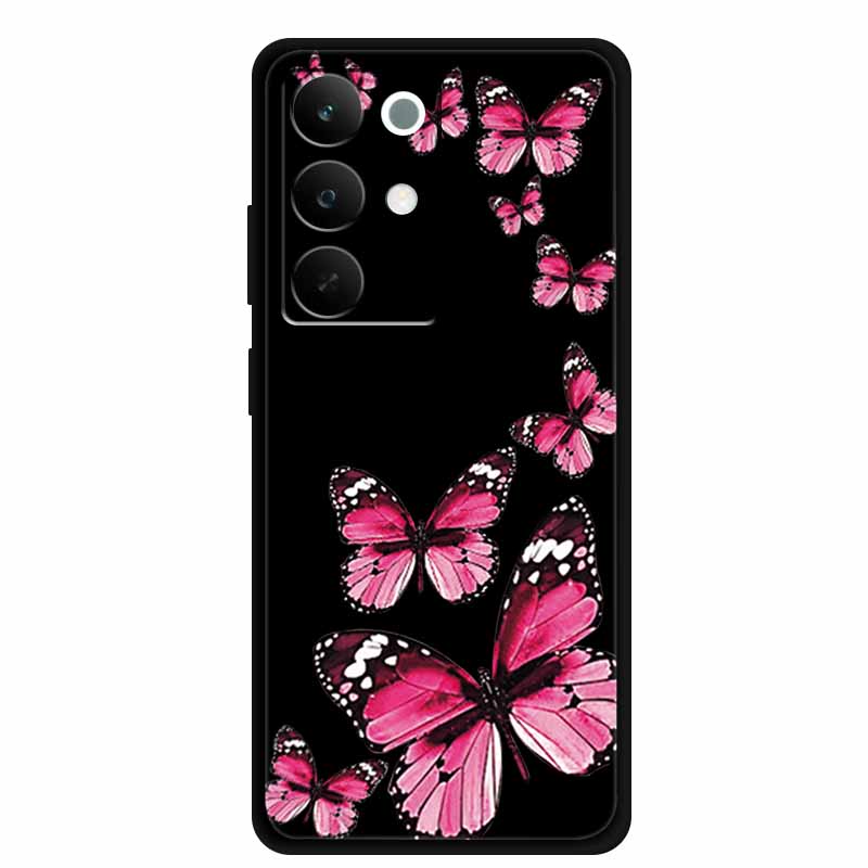 Black Silicone Case For Realme C85 Pro 2025 Case Cartoon Soft TPU Back Cover For Realme C85 5G Phone Case C 85 Pro Coque Funda