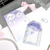 1 Piece Ins Korean Idols Photo Frame Umbrella Acrylic Photocard Holder 3 Inch Cute Sweet Card Display Desktop Decor Card Sleeve