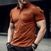 Men's Summer Outdoor Sports Fashion Breathable Button Shirt Men's Sports Casual Pocket T-shirt
