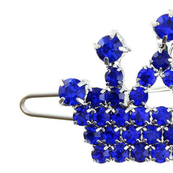 Haustier Haarspange Krone Form Bequeme Strass Anti-verformt Hund Haarnadel