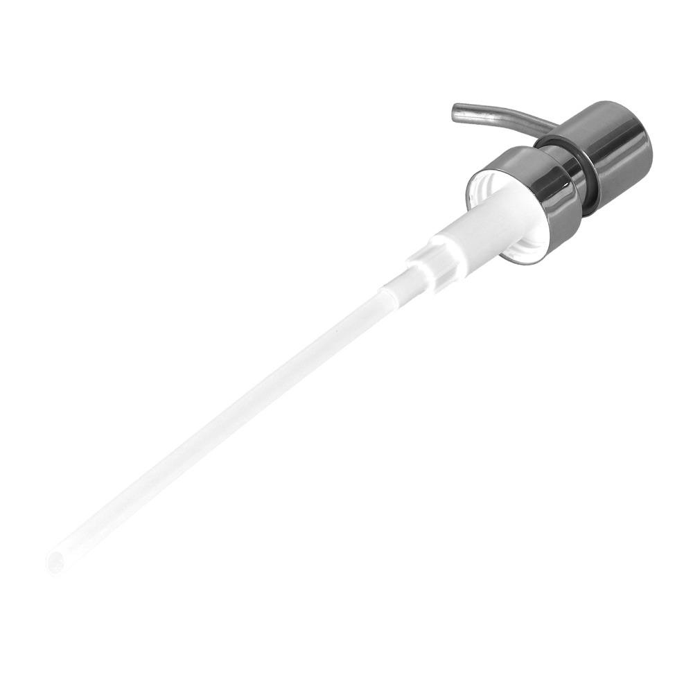 304 Stainless Steel Soap Dispenser Pump Head Silver Pump Head Bottle Pump Replacement  Hotel