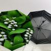 1pc Lily of the Valley Automatic Open/Close Umbrella with Windproof, 8-Rib Sturdy Canopy, Durable Ribs, Fashionable Design1231A