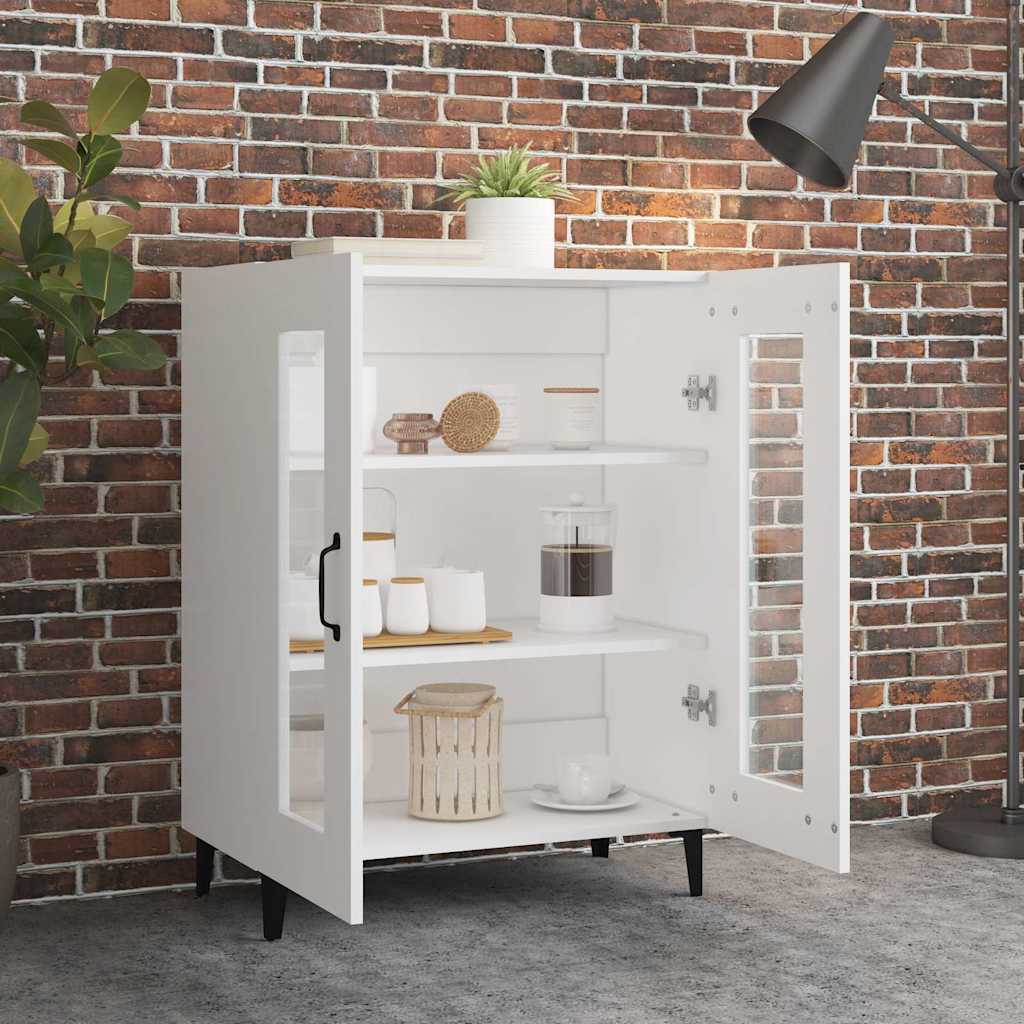 Vidaxl Cabinet, White, 69.5X34X90 Cm, Wood-Based Material
