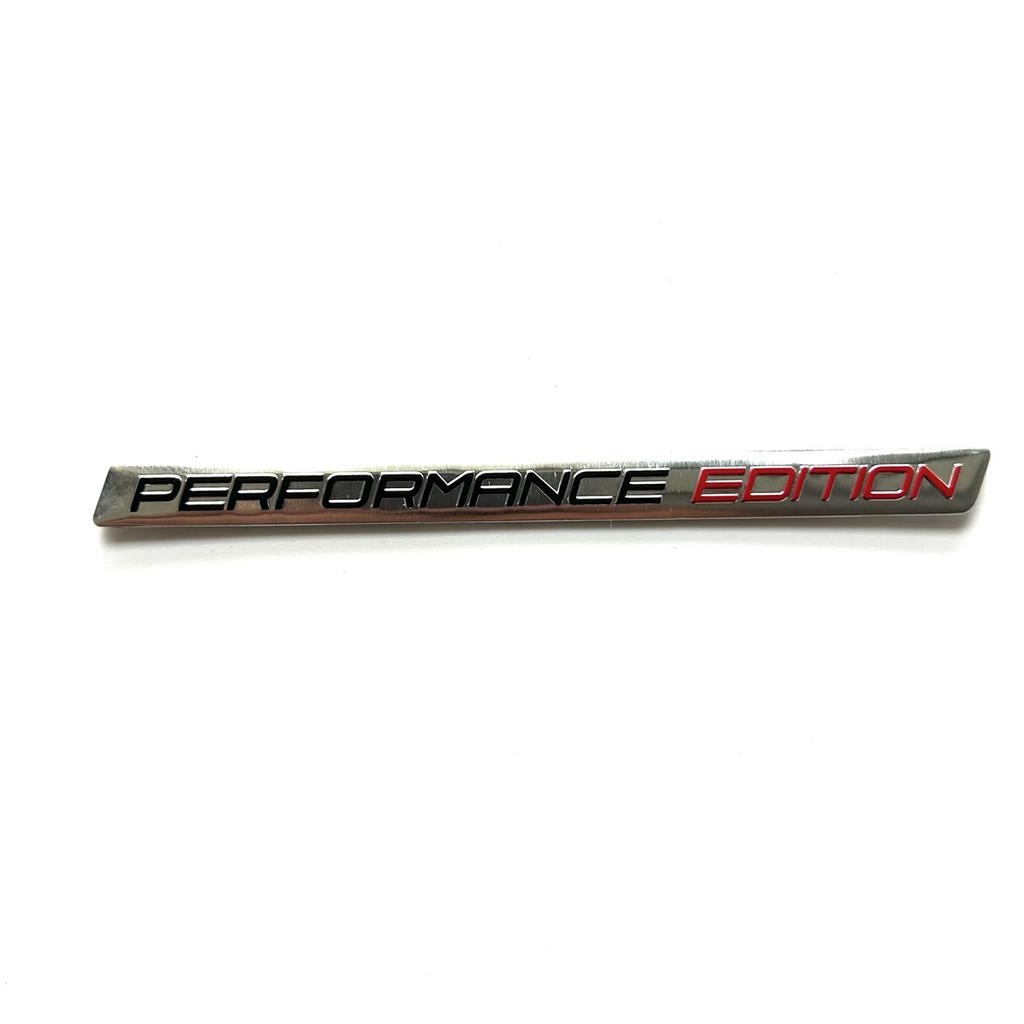 Emblema Insignia Logo Edición de Rendimiento de Aluminio Pegatina Calcomanía Cromada Negra Para Motocicleta Insignia de Coche Accesorios de Guardabarros Camión
