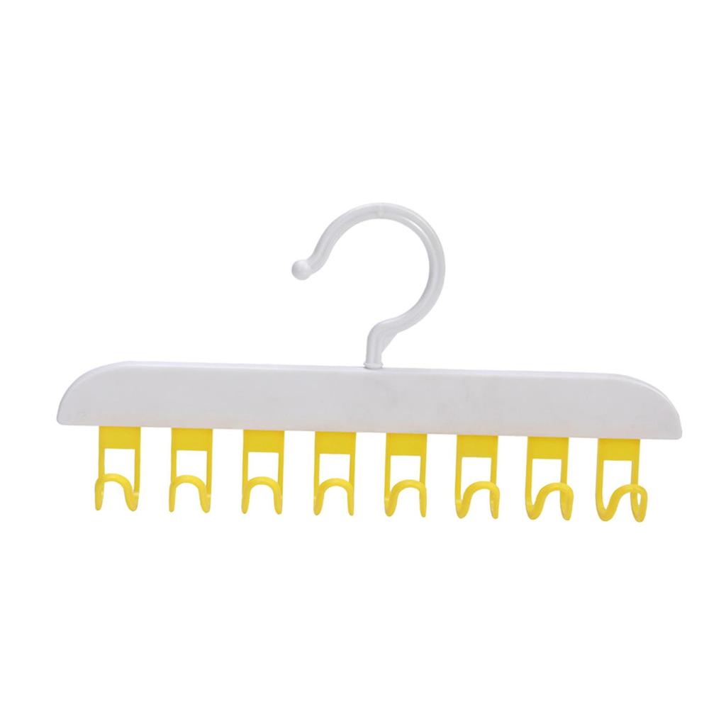 Rotating Space Save Belts Organizer Closet Door Shawls 8 Hooks Rack