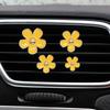 Small Daisy Car Air Freshener Clip for Air Conditioning Vents