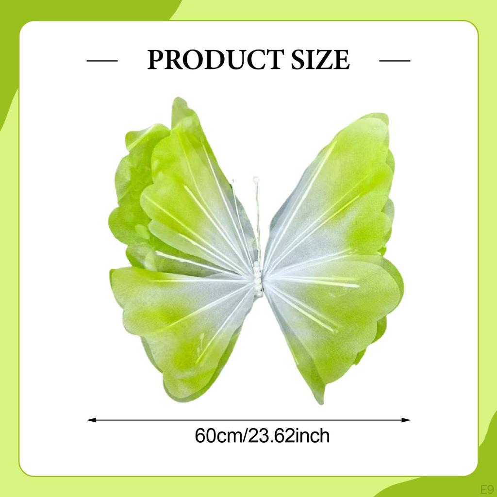Artificial Butterfly Decoration Wedding Accessory Party Ornament Wall Decor Birthday