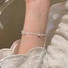 Ribbon Aesthetics Minimalist Bow Snake Bone Chain Bracelet Women's Niche Design High-end Pure Desire Wind Hand Jewelry