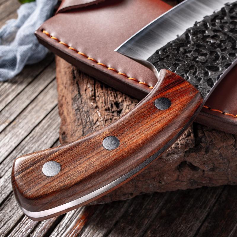 High-Carbon Steel Kitchen Knives Meat Cleaver Chef Cutter Handmade Butcher Knife Cooking Cutting Tools