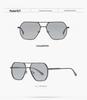 Aluminum-Magnesium Photochromic Polarized Sunglasses: Day/Night Dual-Use for Driving & Outdoors