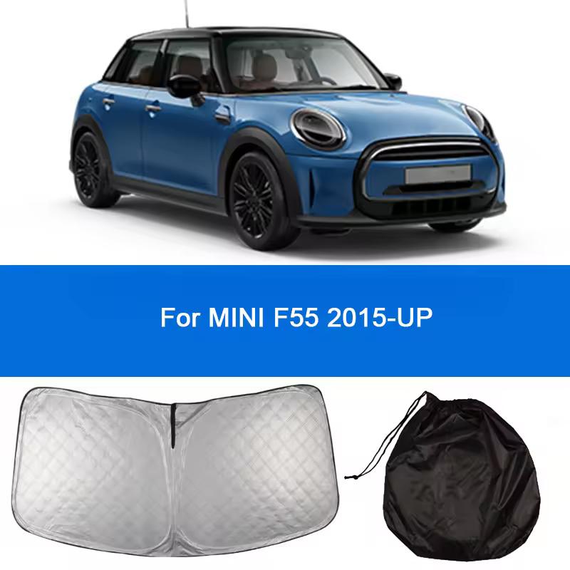 Car Front Window Sunshade Sun Visor For MINI COOPER F56 F55 F60 R55 R56 R60 R61 J01 J05 U25 F65 F66 UV Protection Accessories