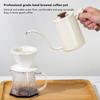 600ml Capacity Gooseneck Kettle 304 Stainless Steel Narrow Spout Kettle Brewing Pot  Home Kitchen