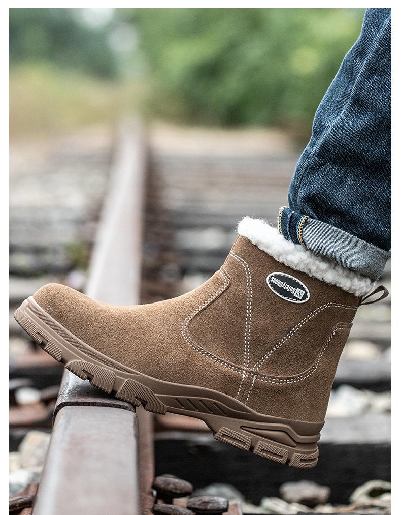 Winter-High-Top-Sicherheitsschuhe: Stoßfest, Durchstichfest, Unisex