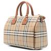 Burberry Adjustable Detachable Shoulder Strap Zipper Closure Calfskin Shoulder Crossbody Tote Bag Women Handbags Beige Multicolor 80920851