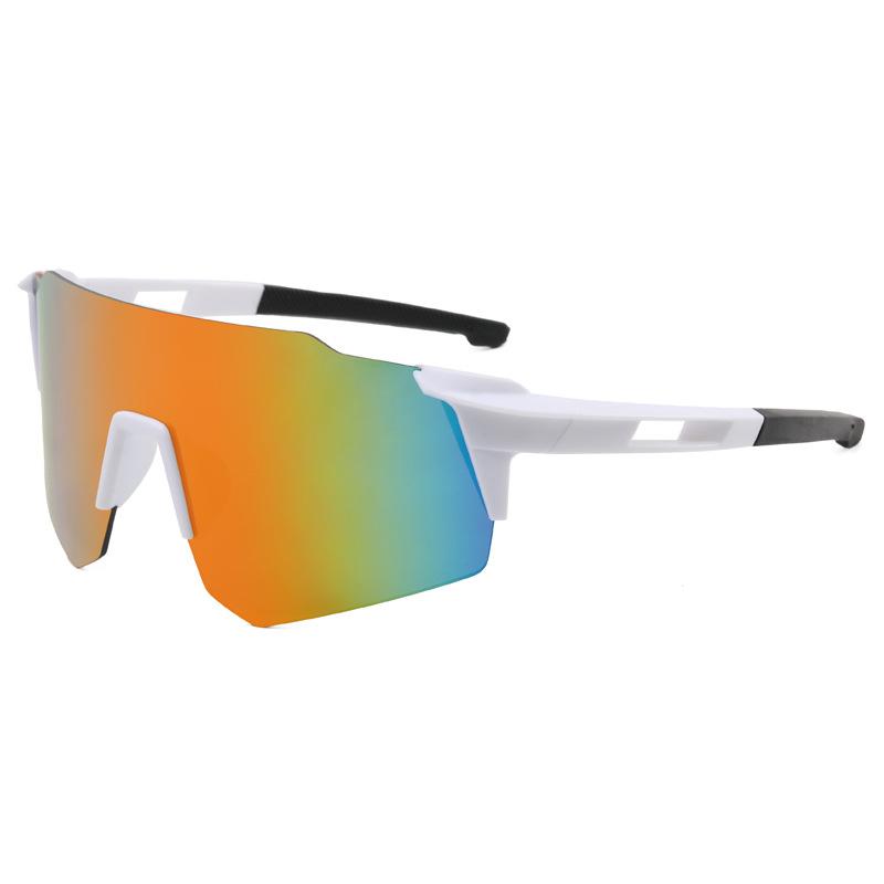 New Colorful Color Changing Cycling Sunglasses Bicycle Sports European American Outdoor Windproof Sand Protective Goggles