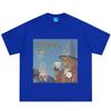 Funny Cat Meme T Shirt Unisex Unisex Vintage Fashion TShirt Summer Shortsleeved Loose Casual Cotton Oversized Tshirts Streetwear