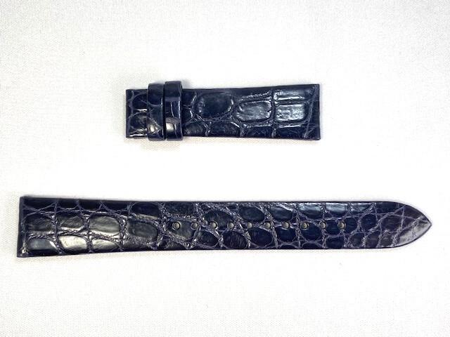 C038013T9 SEIKO Grand Seiko 19mm Leather for Strap, Crocodile, Navy, SBGW259/ 9S64-00P0